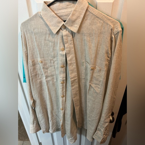 Redhead linen button down - Picture 1 of 1